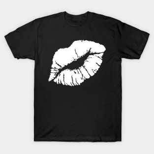 KISSING LIPS-WHITE T-Shirt